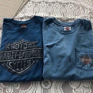 Two Harley t-shirts